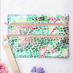 Double Zipper Versi Bag - Wildly Obsessed Leopard